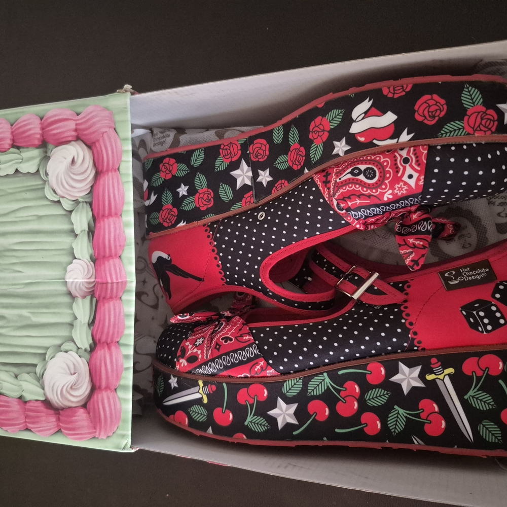 Rockabilly Platform Shoes - Picture 3 of 5